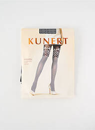 Collants imprimé fantaisie noir KUNERT femme