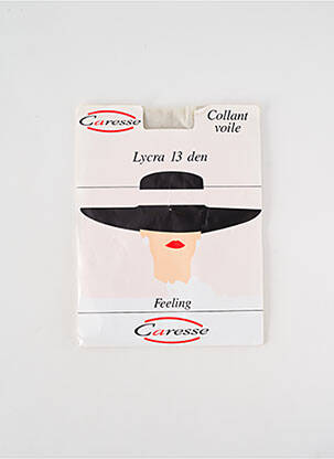 Collants stretch blanc CARESSE femme