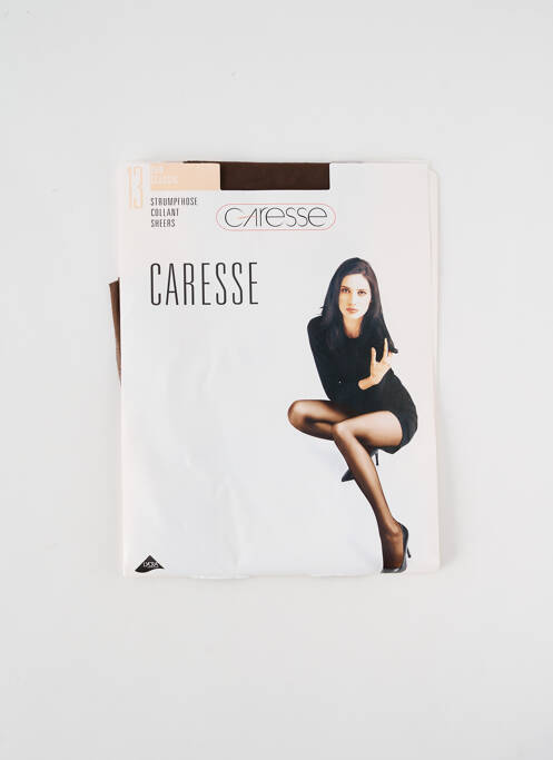 Collants marron CARESSE pour femme