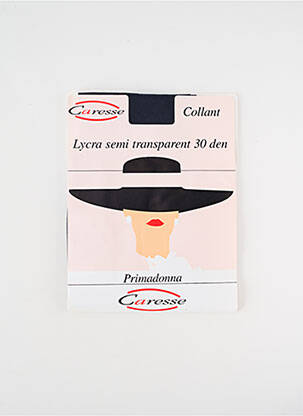 Collants stretch bleu CARESSE femme