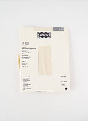 Bas stretch blanc KUNERT femme