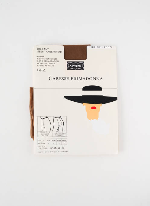 Collants marron KUNERT pour femme