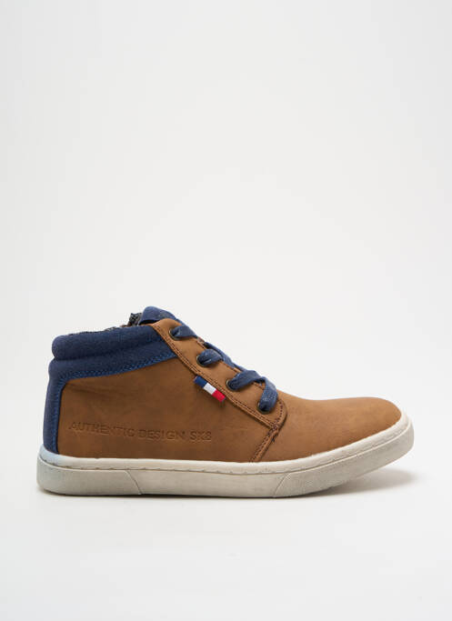 Baskets marron SK8 pour garçon