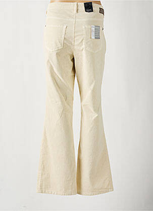 Pantalon flare coupe évasée beige STARK femme