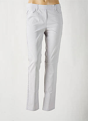 Pantalon slim taille élastique gris STARK femme