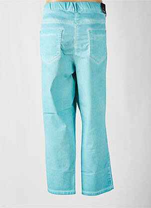 Pantalon droit taille élastique bleu STARK femme