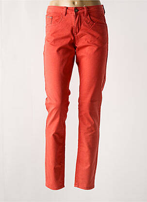 Jeans coupe slim taille basse taille basse orange CREAM femme