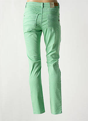Jeans coupe slim taille basse taille basse vert CREAM femme