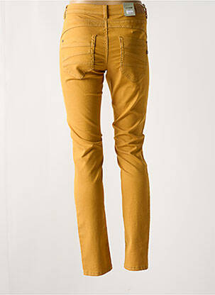Jeans coupe slim taille basse taille basse jaune CREAM femme