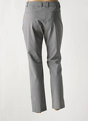 Pantalon chino tissage popeline taille normale noir EVA KAYAN femme