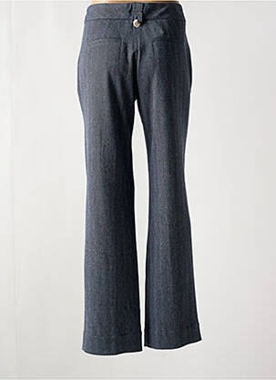 Pantalon flare stretch taille normale bleu EVA KAYAN femme