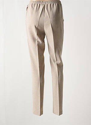 Jegging tissage chiné taille normale beige FRANCE RIVOIRE femme