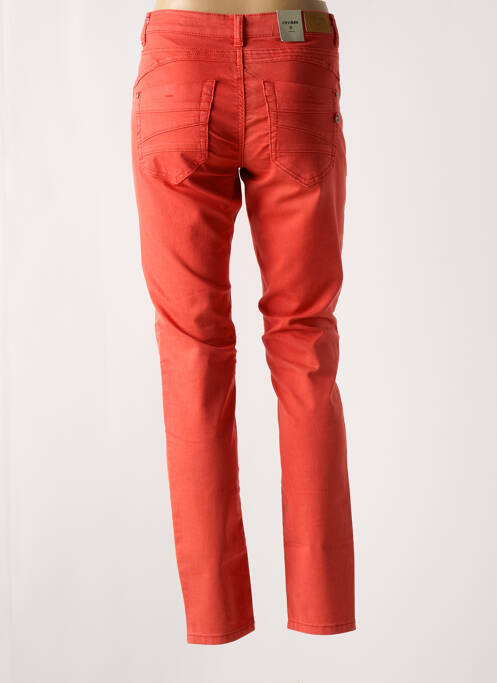 Jeans coupe slim orange CREAM pour femme