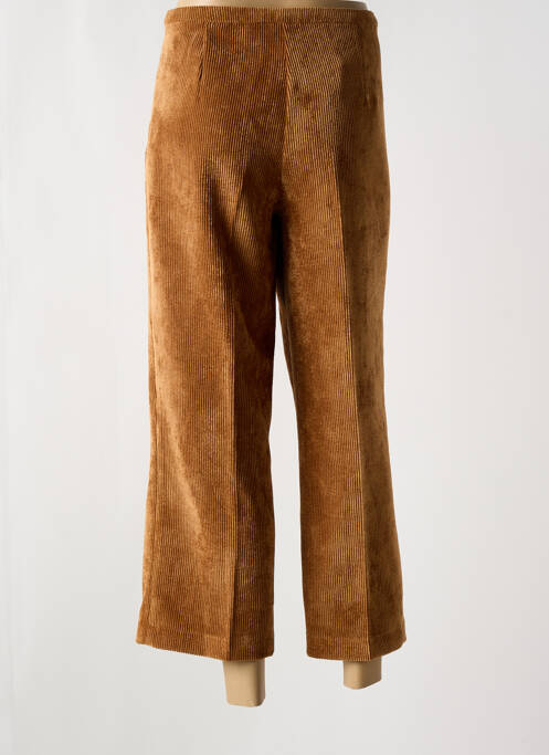 Pantalon 7/8 marron SIGNE NATURE pour femme