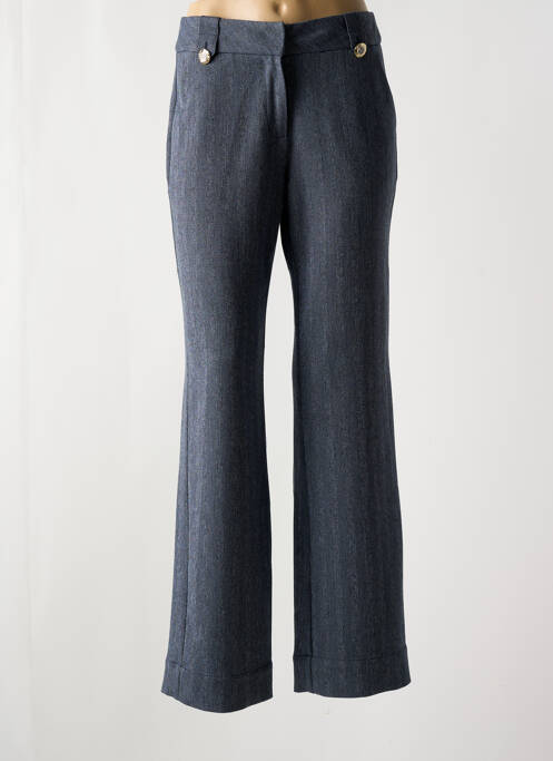 Pantalon flare bleu EVA KAYAN pour femme