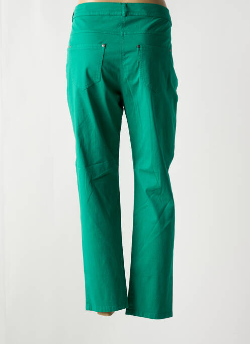 Pantalon slim vert FRANCE RIVOIRE pour femme