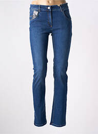 Jeans coupe slim poches bleu ZERRES femme