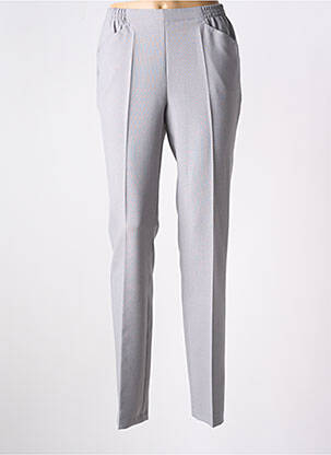 Pantalon droit taille élastique gris STARK femme