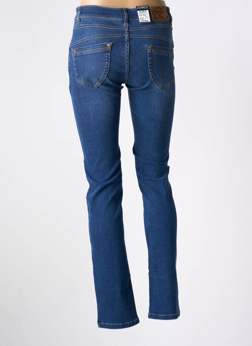 Jeans coupe slim bleu ZERRES pour femme