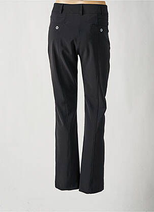 Pantalon slim tissage popeline taille normale noir EVA KAYAN femme