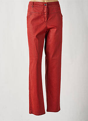 Jeans coupe droite taille normale taille normale orange PAUSE CAFE femme