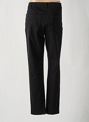 Pantalon slim tissage popeline taille normale noir PAUSE CAFE femme