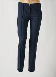 Pantalon slim taille élastique taille normale bleu BRUNO SAINT HILAIRE femme