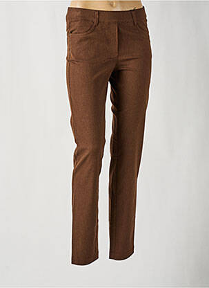 Jegging stretch taille normale marron STARK femme