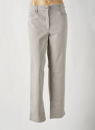 Jeans coupe slim stretch taille normale gris ZERRES femme