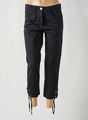 Pantalon 7/8 stretch taille normale noir ZERRES femme