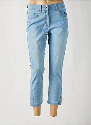Jeans coupe slim stretch taille normale bleu ZERRES femme
