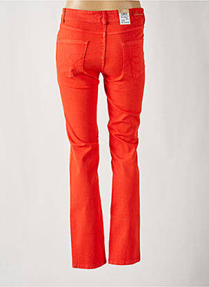 Jeans coupe slim stretch taille normale rouge ZERRES femme