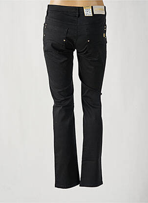 Pantalon slim tissage popeline taille normale noir ZERRES femme
