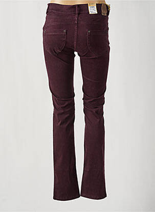 Jeans coupe slim stretch taille normale violet ZERRES femme