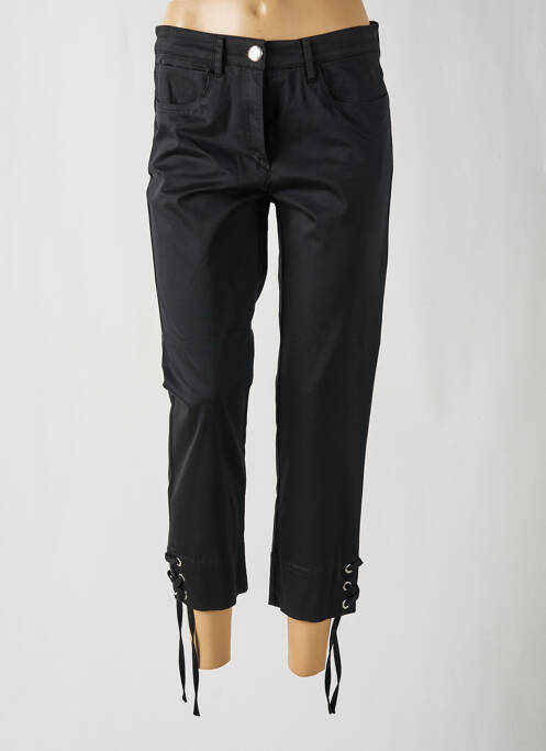 Pantalon 7/8 stretch taille normale noir ZERRES femme