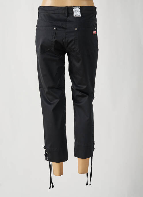 Pantalon 7/8 stretch taille normale noir ZERRES femme
