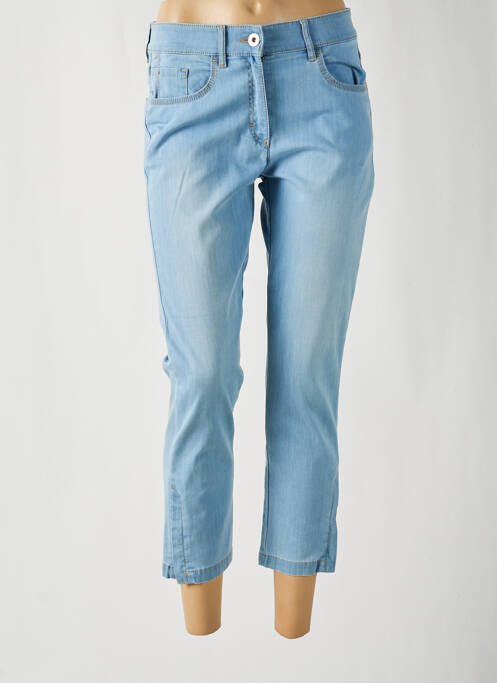 Jeans coupe slim stretch taille normale bleu ZERRES femme