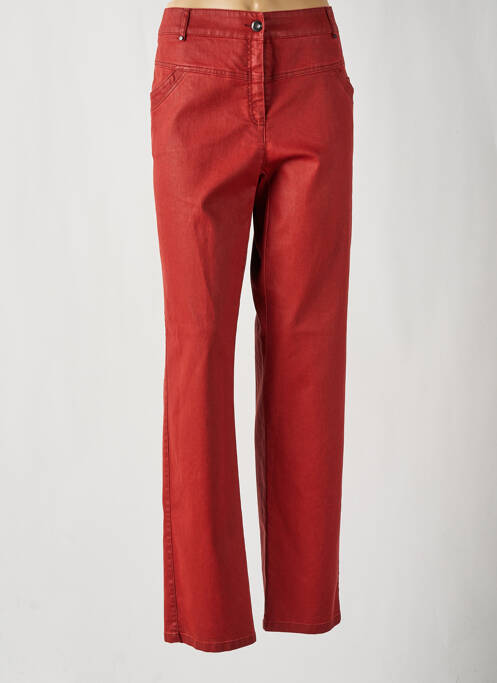 Jeans coupe droite orange PAUSE CAFE pour femme