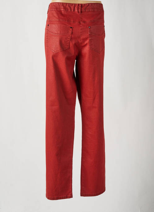 Jeans coupe droite orange PAUSE CAFE pour femme