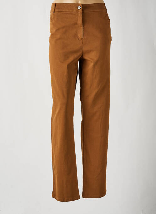 Jeans coupe slim jaune PAUSE CAFE pour femme