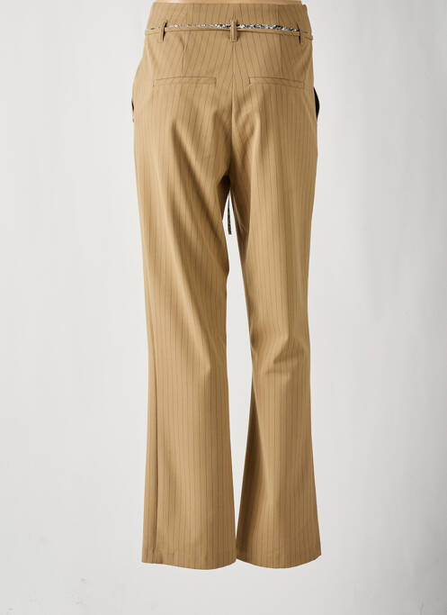 Pantalon droit beige EVA KAYAN pour femme