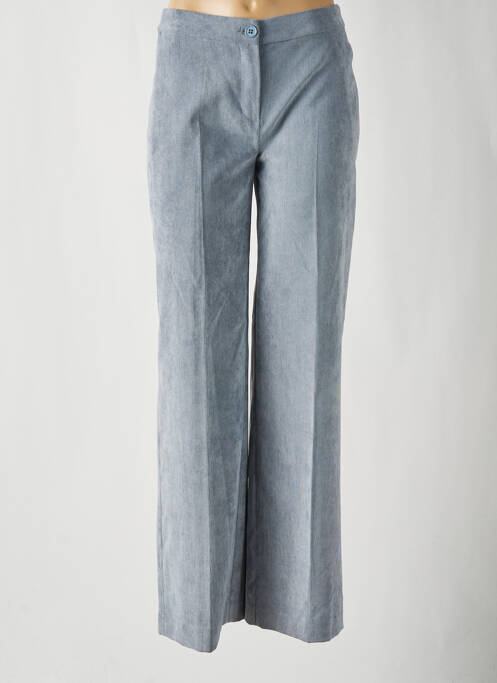 Pantalon flare bleu SIGNE NATURE pour femme
