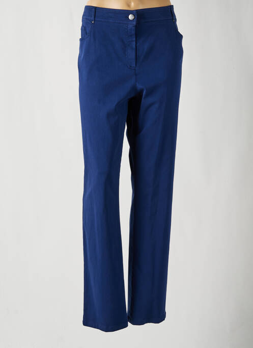 Pantalon slim bleu PAUSE CAFE pour femme