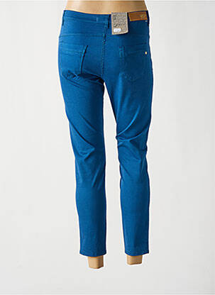 Pantalon 7/8 stretch taille normale bleu EAST DRIVE femme