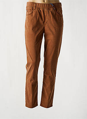 Jegging stretch taille normale marron RABE femme