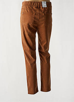 Jegging stretch taille normale marron RABE femme