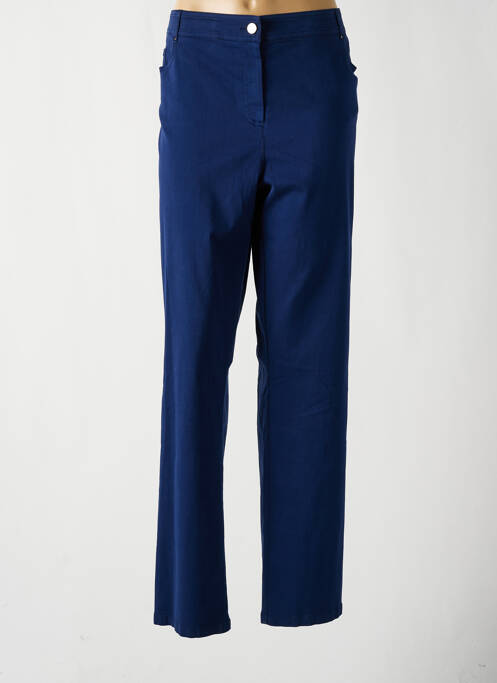 Pantalon droit bleu PAUSE CAFE pour femme