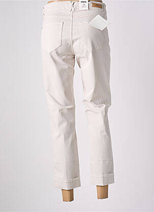 Jeans coupe droite stretch taille normale beige ANGELS femme