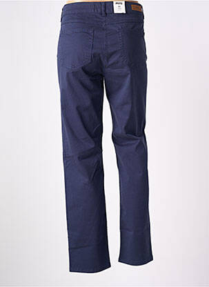 Pantalon slim tissage popeline taille normale bleu ANGELS femme