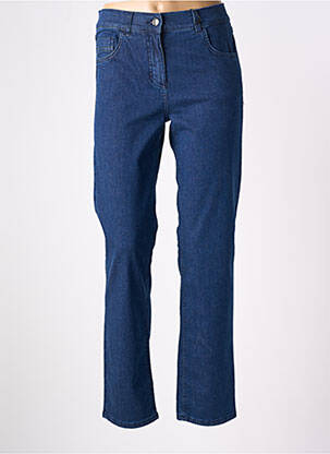 Jeans coupe slim tissage brut taille normale bleu ANGELS femme